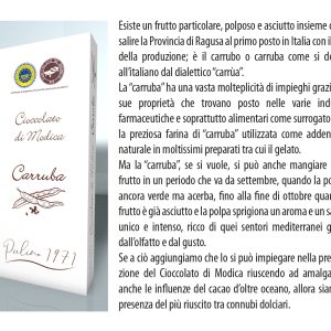 Etichetta Carruba