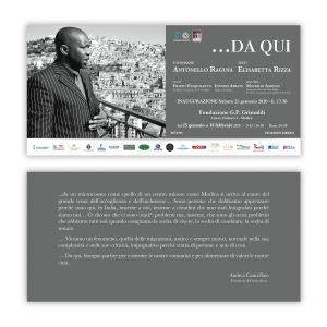 Invito cm 11x22 Fronte / Retro